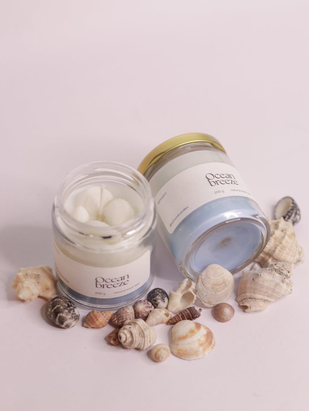 Ocean Breeze Handmade Scented Candle