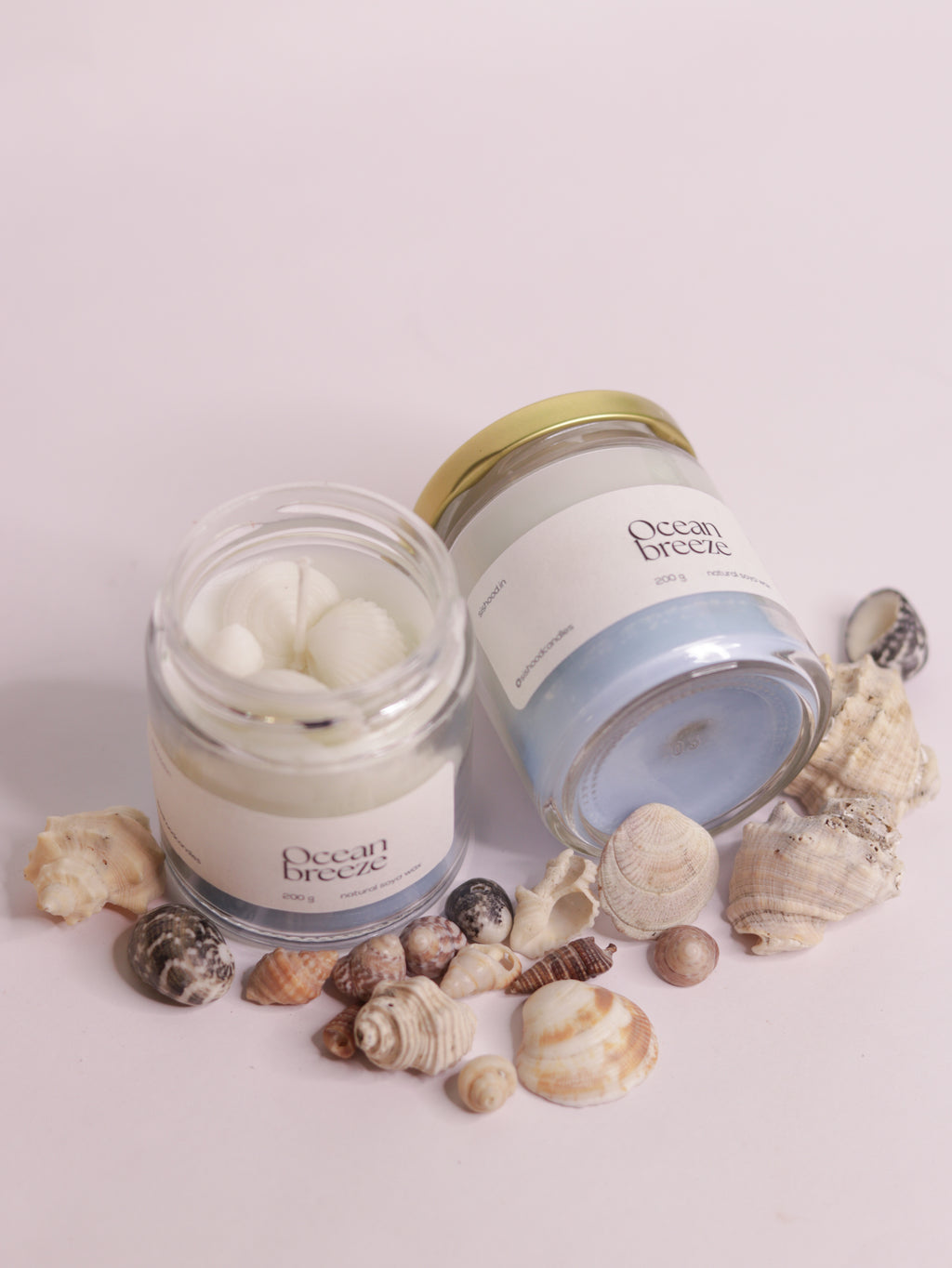 Ocean Breeze Handmade Scented Candle