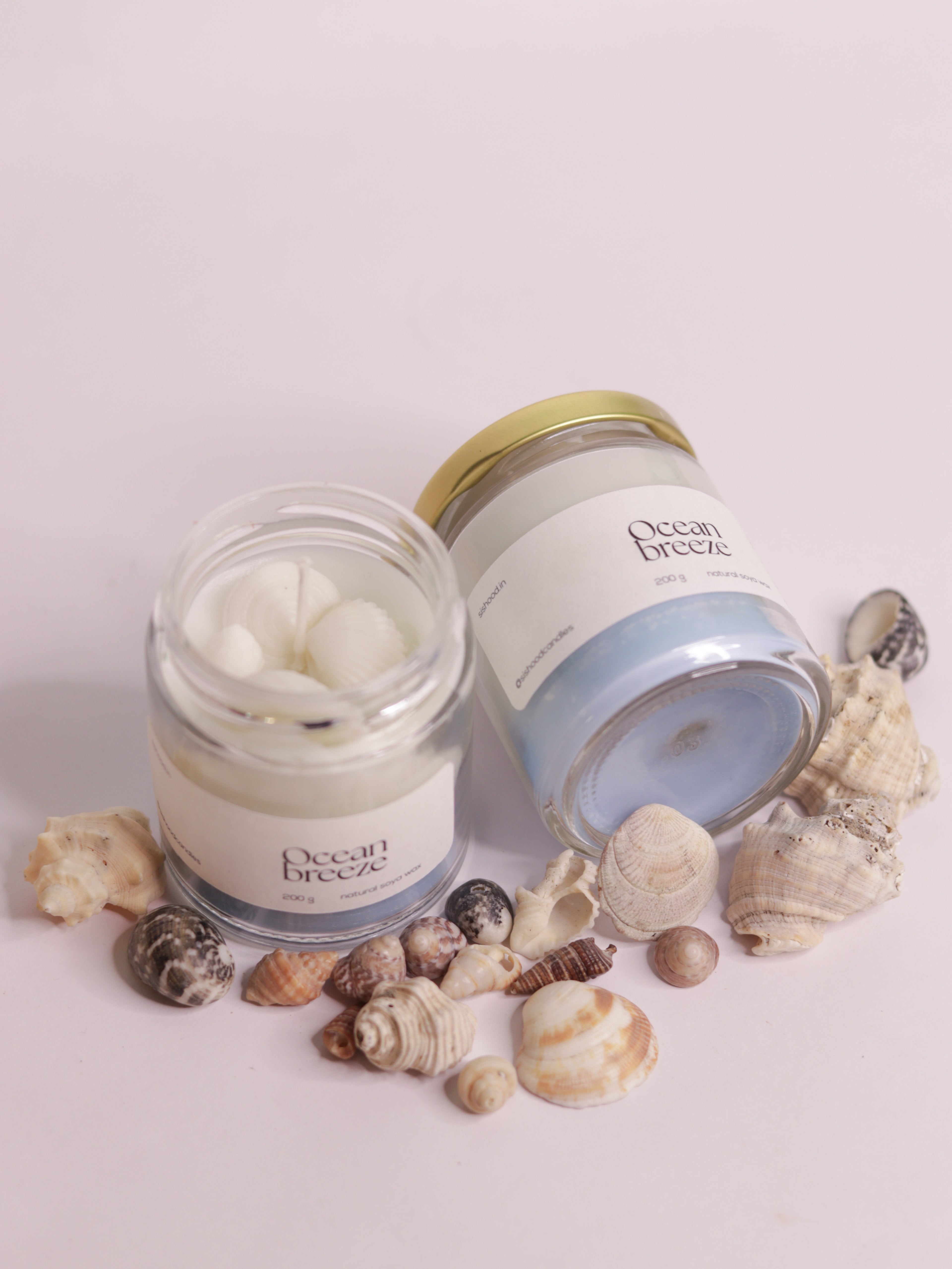 Ocean Breeze Handmade Scented Candle