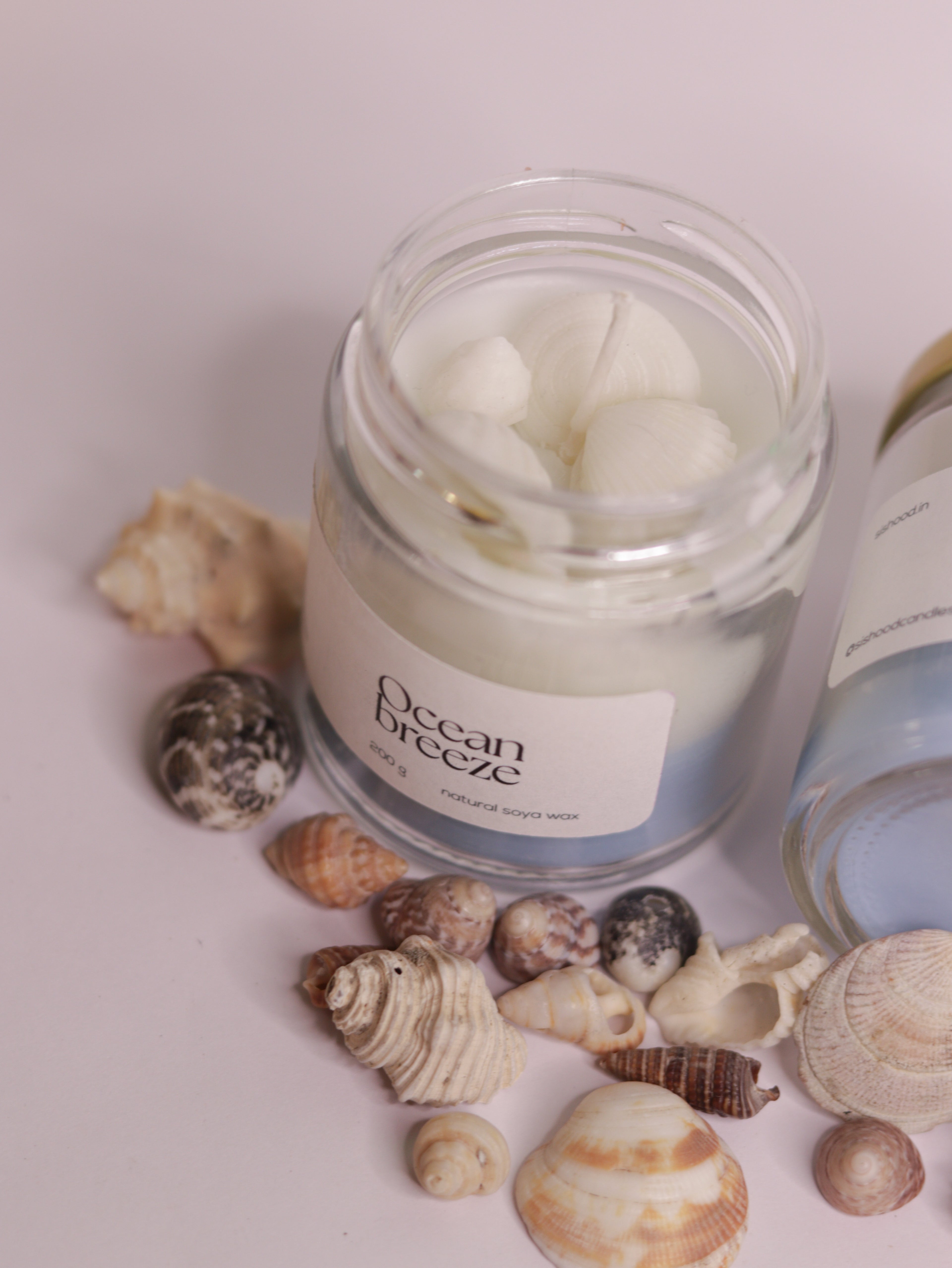 Ocean Breeze Handmade Scented Candle