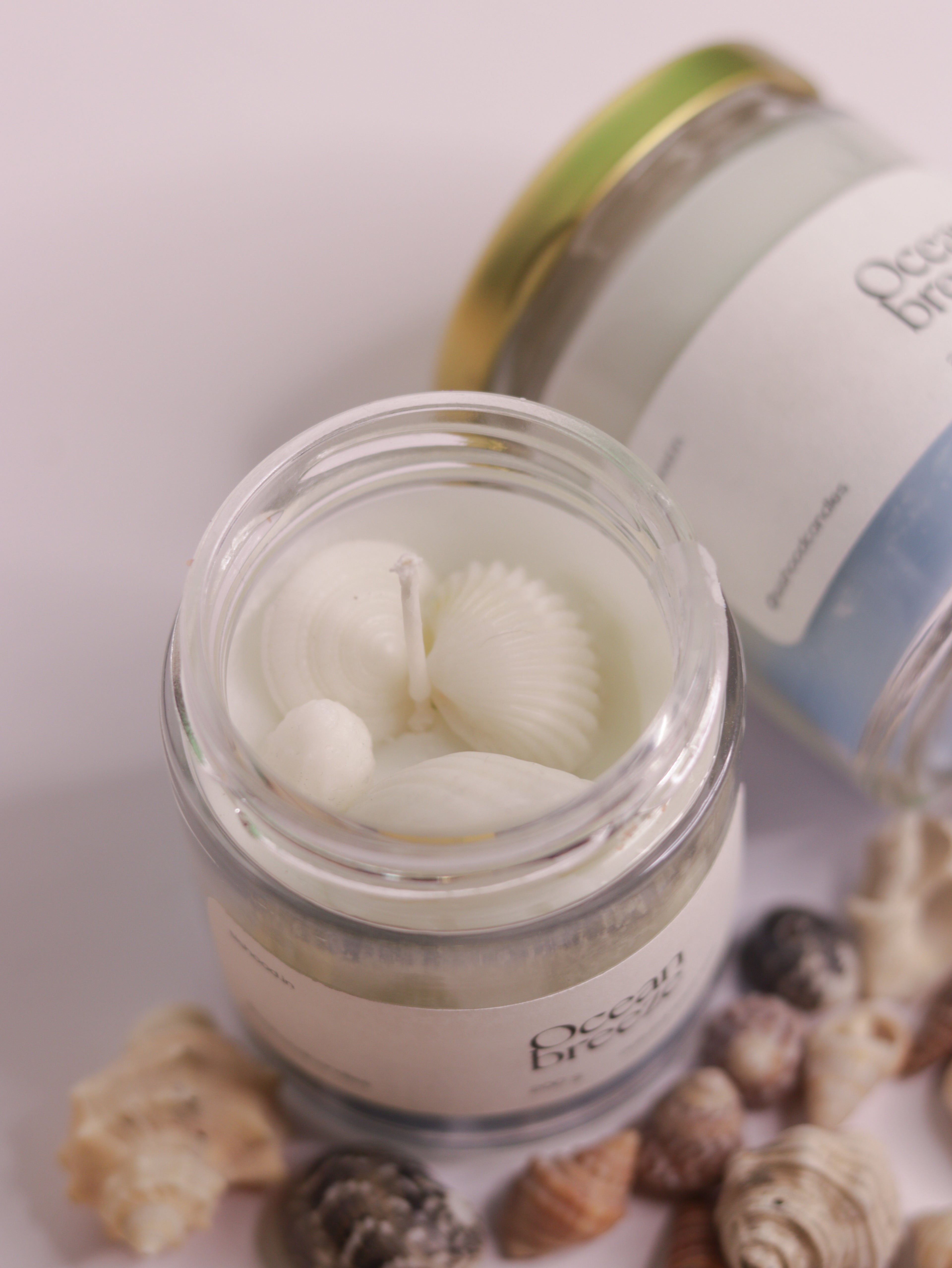 Ocean Breeze Handmade Scented Candle