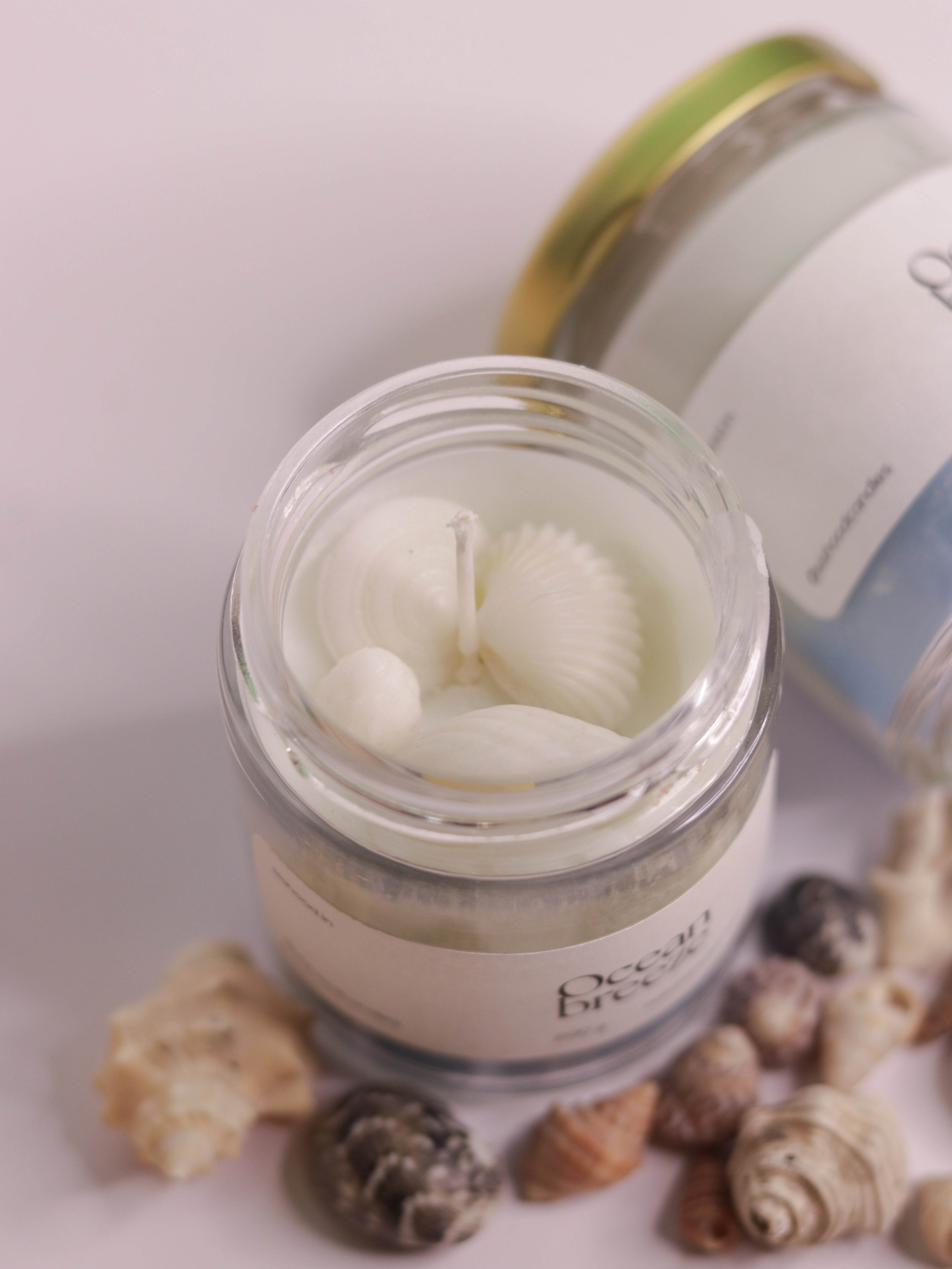 Ocean Breeze Handmade Scented Candle